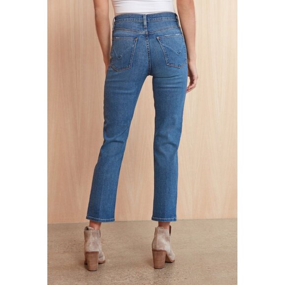 Hudson Womens Barbara Straight Ankle Jeans Destany Surpass Distressed size 26 - Picture 2 of 15